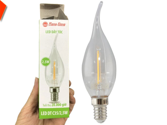 Bóng đèn LED Bulb nến 2.5W Rạng Đông