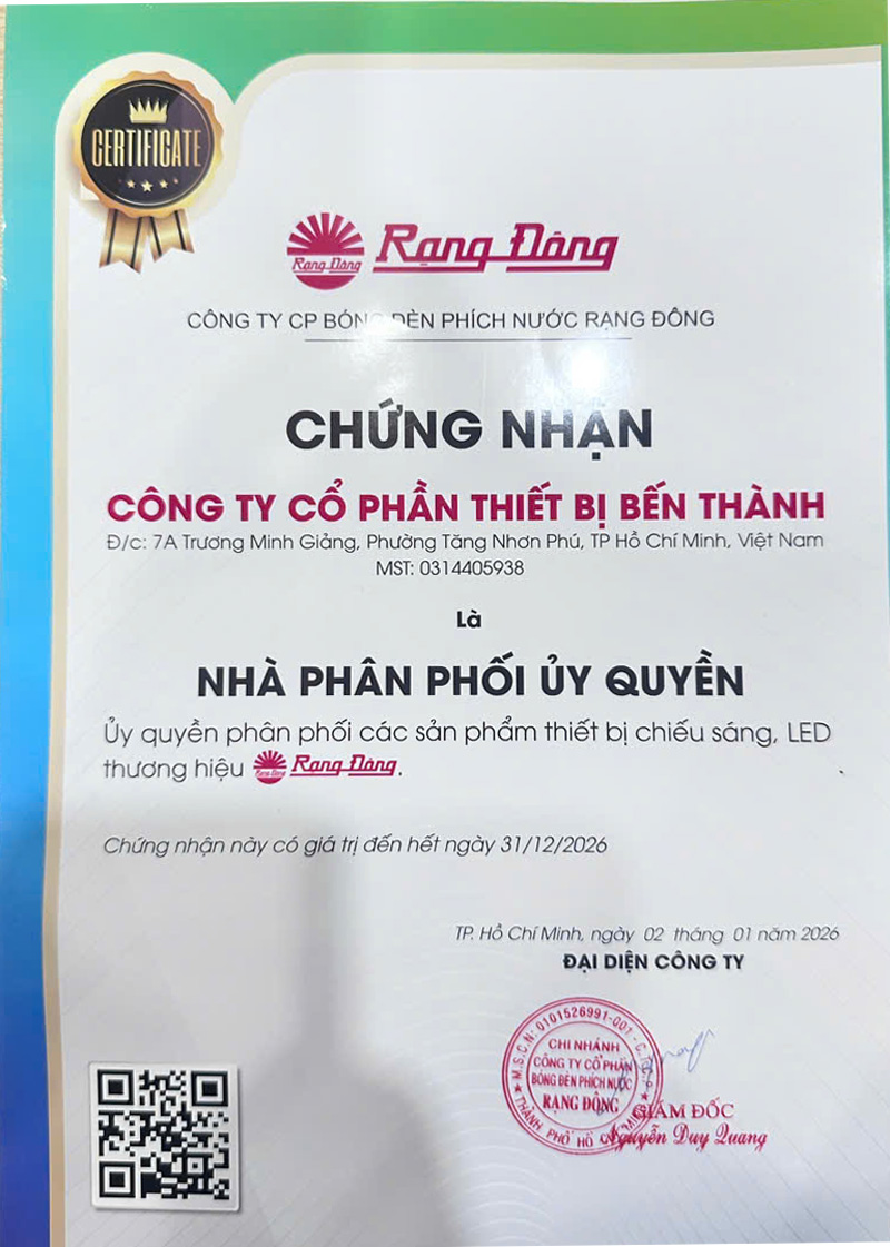 Thumbnail Đại lý đèn Rạng Đông chính hãng - Nhà phân phối cấp 1