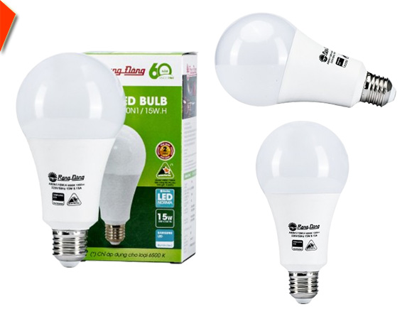 Bóng đèn LED Bulb 15W Rạng Đông