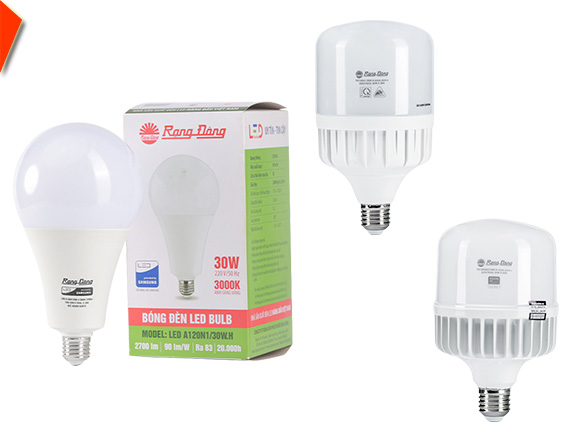 Bóng đèn LED Bulb 30W Rạng Đông