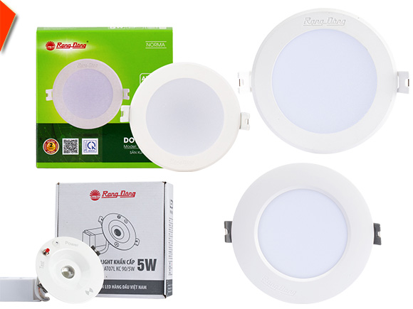 Đèn LED Âm Trần 5W Rạng Đông