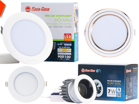 Đèn LED âm trần 7W Rạng Đông