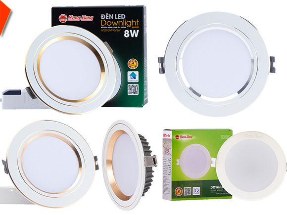 Đèn LED âm trần 8W Rạng Đông