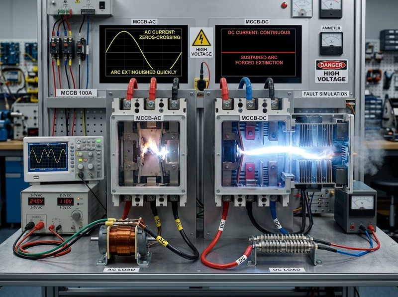 MCCB AC và MCCB DC khác nhau như thế nào?