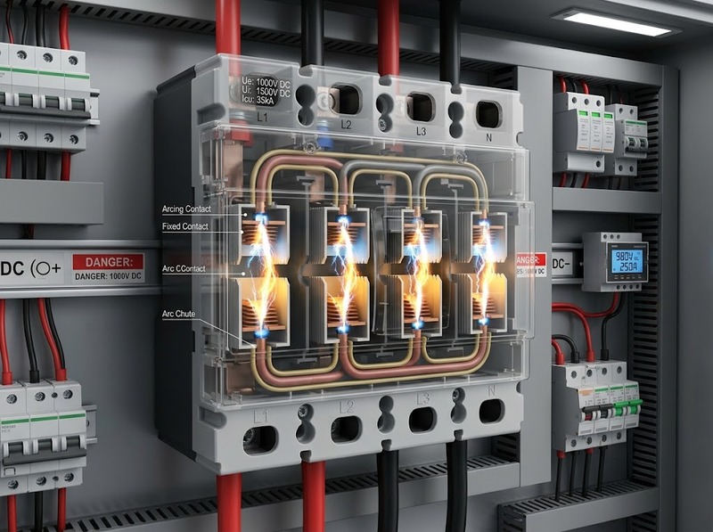 Cách chọn MCCB DC theo điện áp và số cực