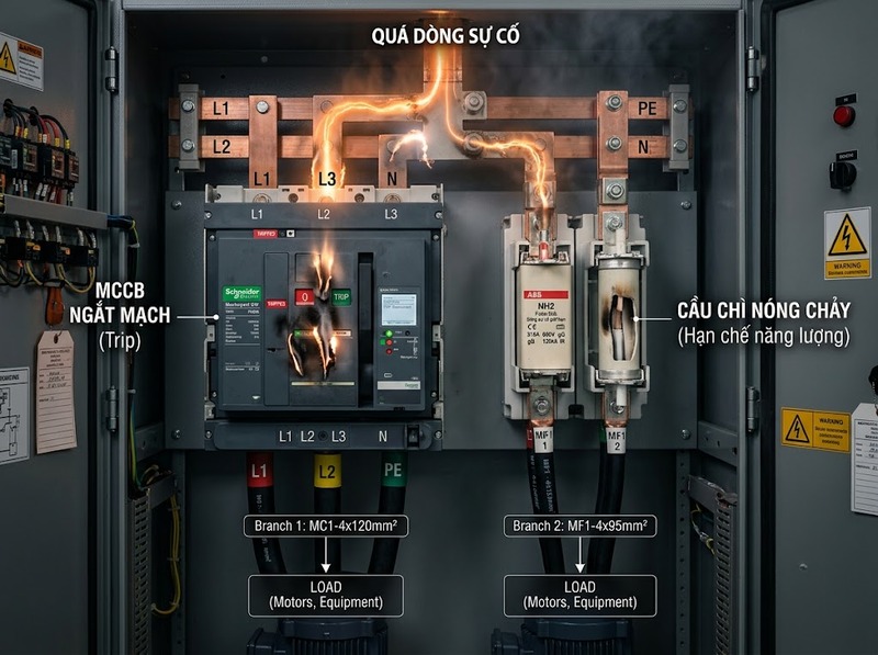 MCCB và cầu chì khác nhau như thế nào?